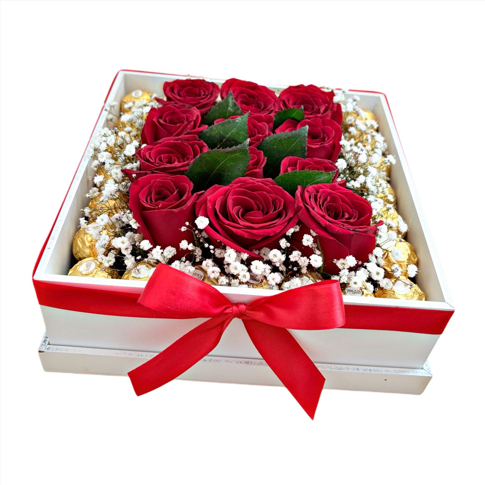 Arreglo Rose – Rosas y Ferrero