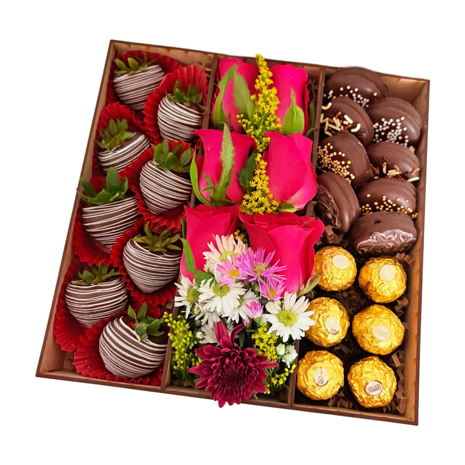 Dulce Capricho – Fresas, Galletas y Rosas