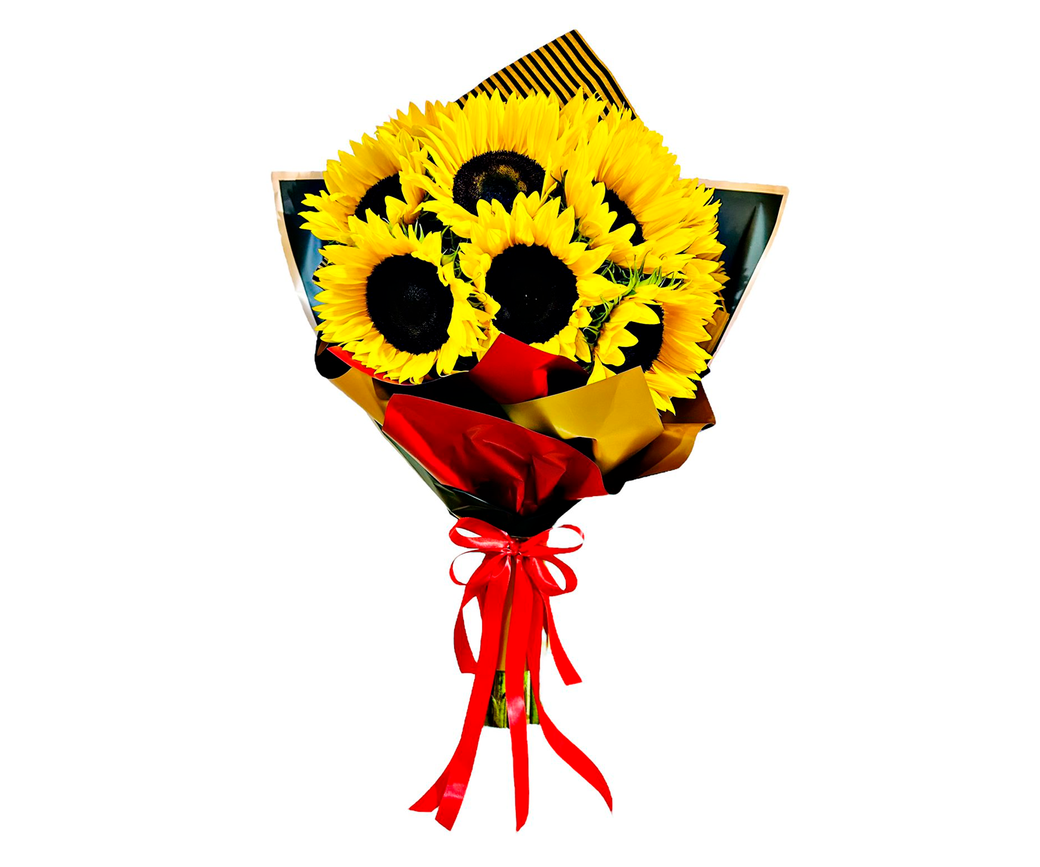 Bouquet Sol – 10 Girasoles