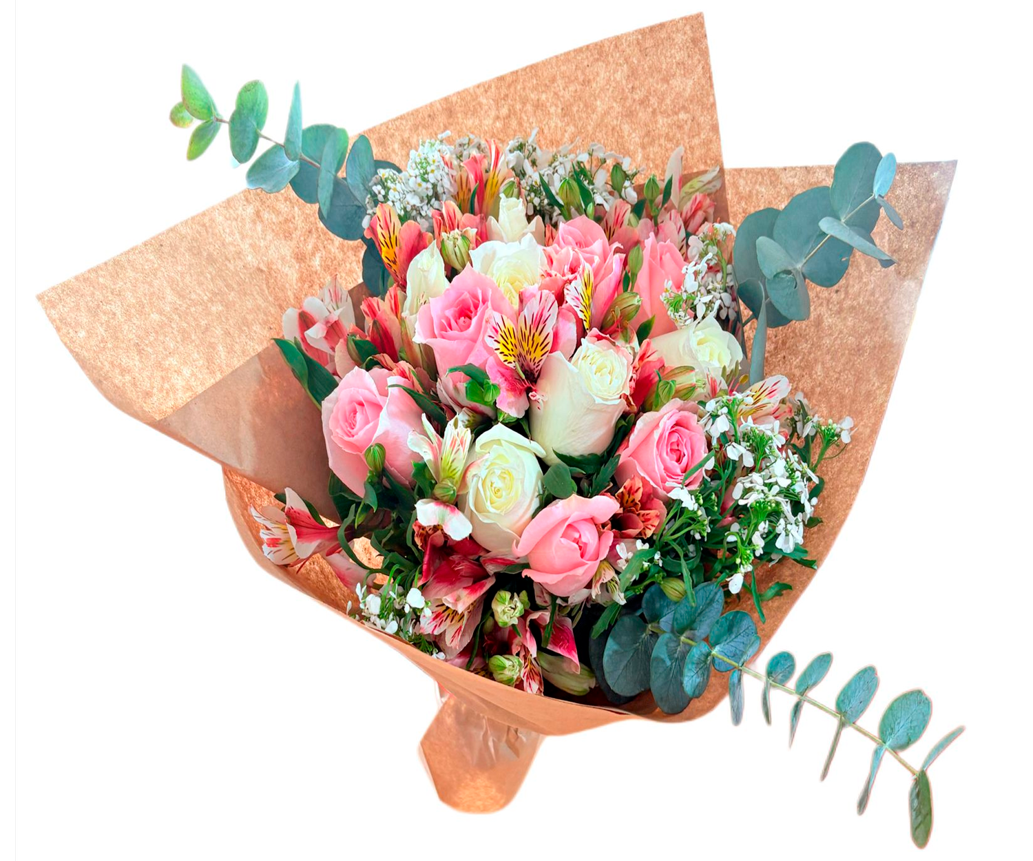 Bouquet Rose – Docena de Rosas
