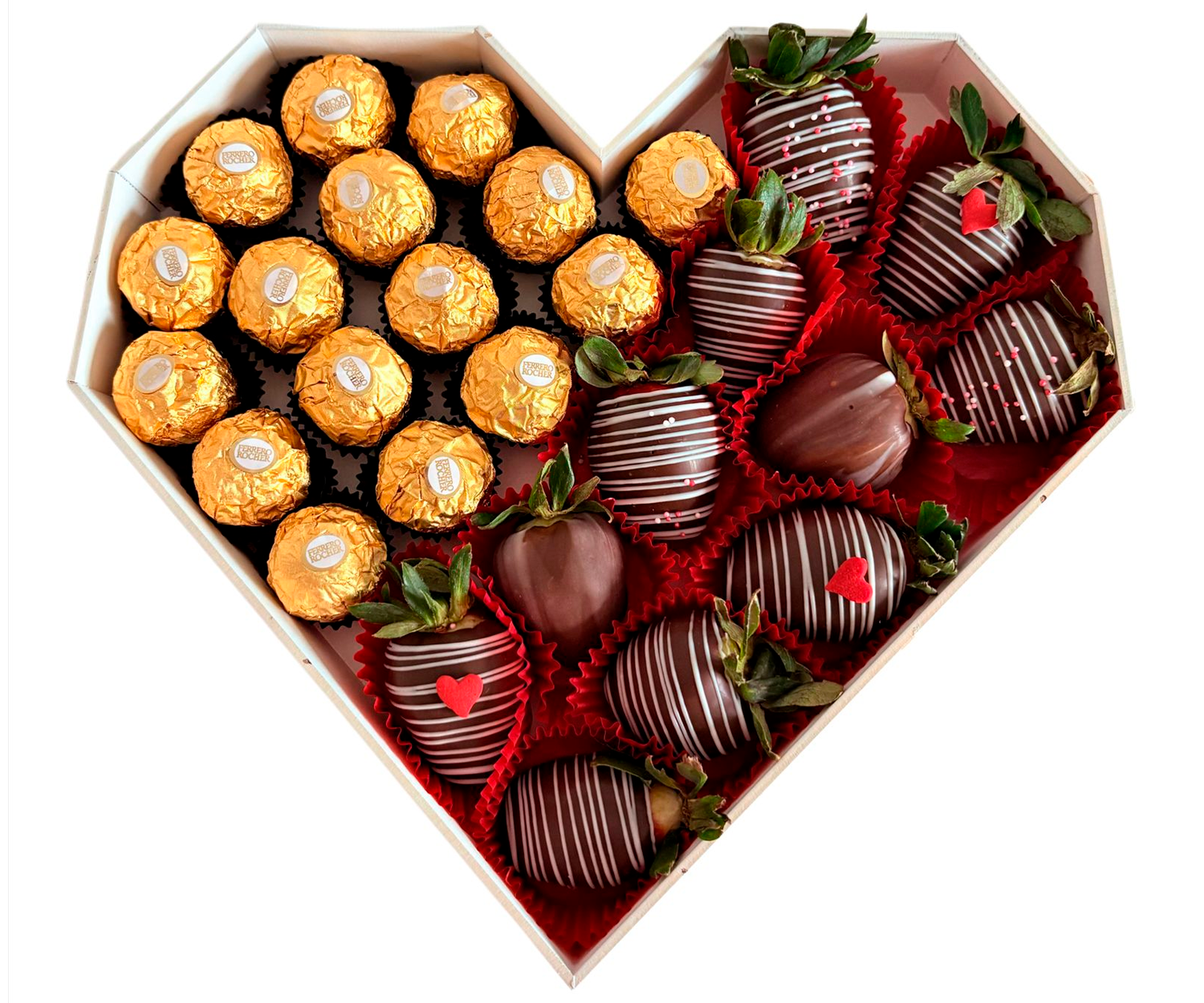 Fresas Corazón – Fresas y Ferrero