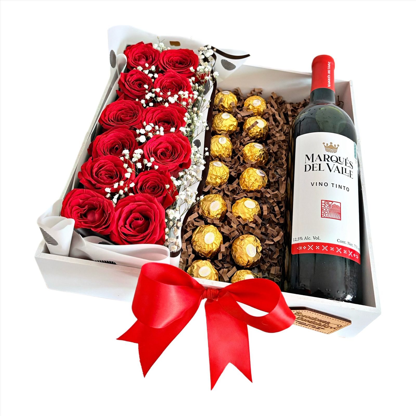Box Glamm – Rosas, Vino y Ferrero